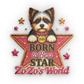 ZoZo’s World “Born to Be a Star” Shaped Pillow