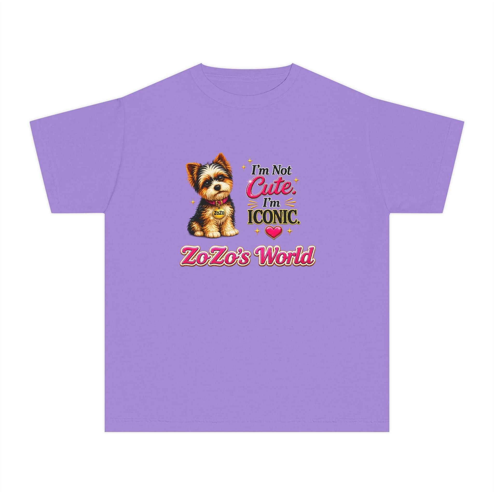 ZoZo’s World “I’m Not Cute. I’m Iconic.” T-Shirt