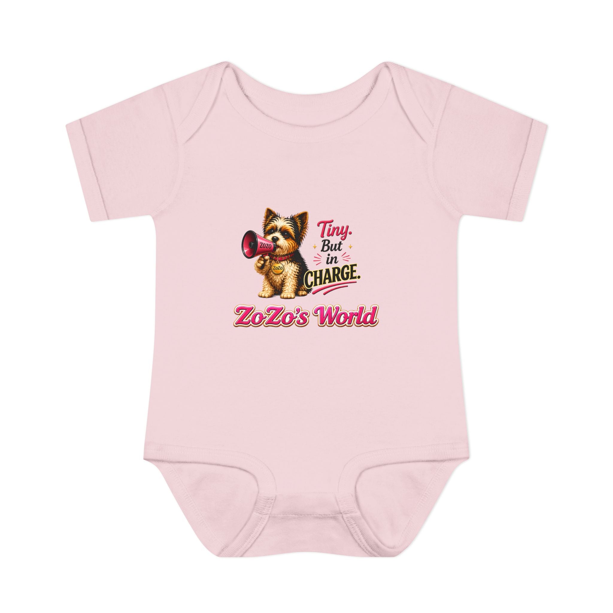 ZoZo’s World “Tiny But in Charge” Baby Bodysuit