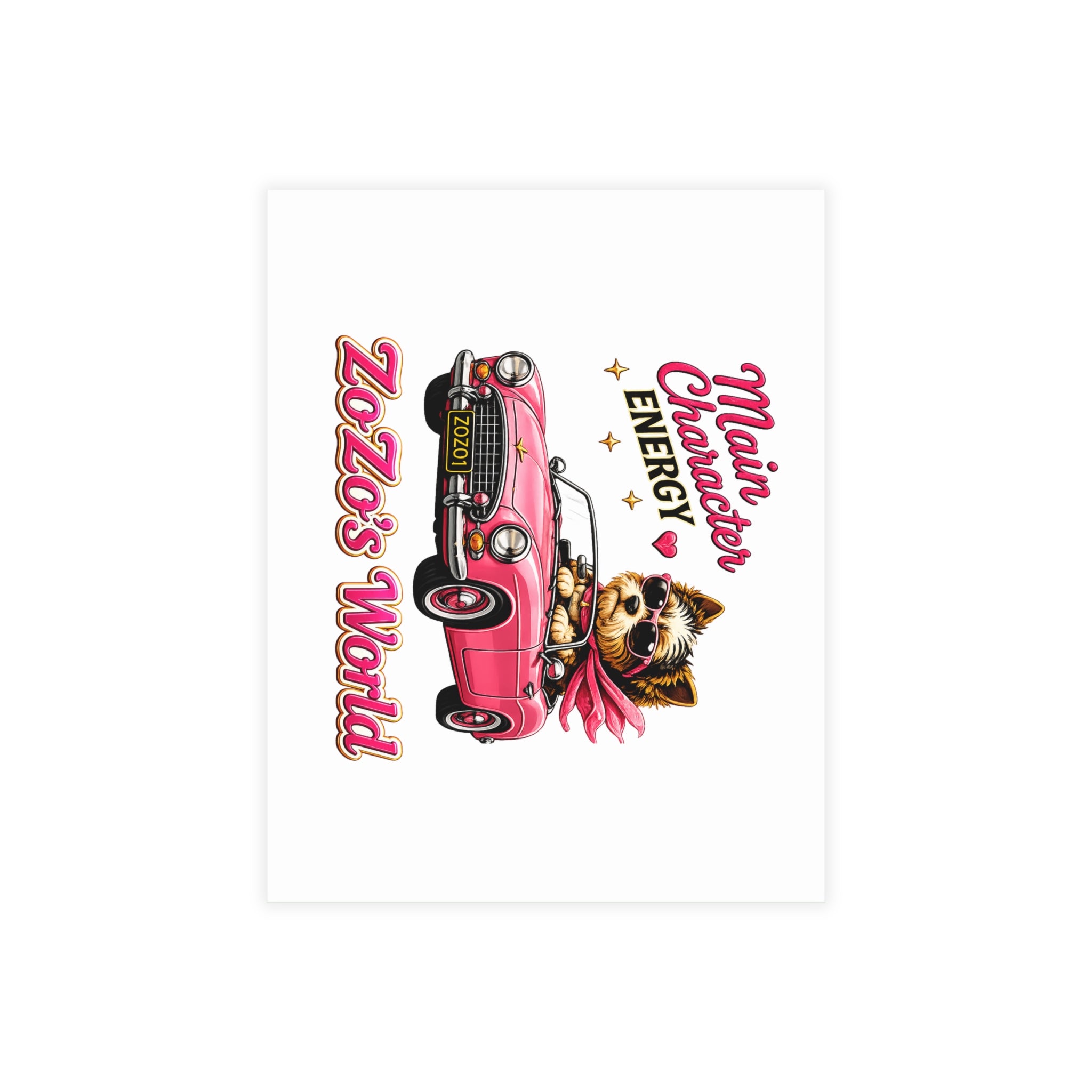 ZoZo’s World “Main Character Energy” Postcards (envelopes included)