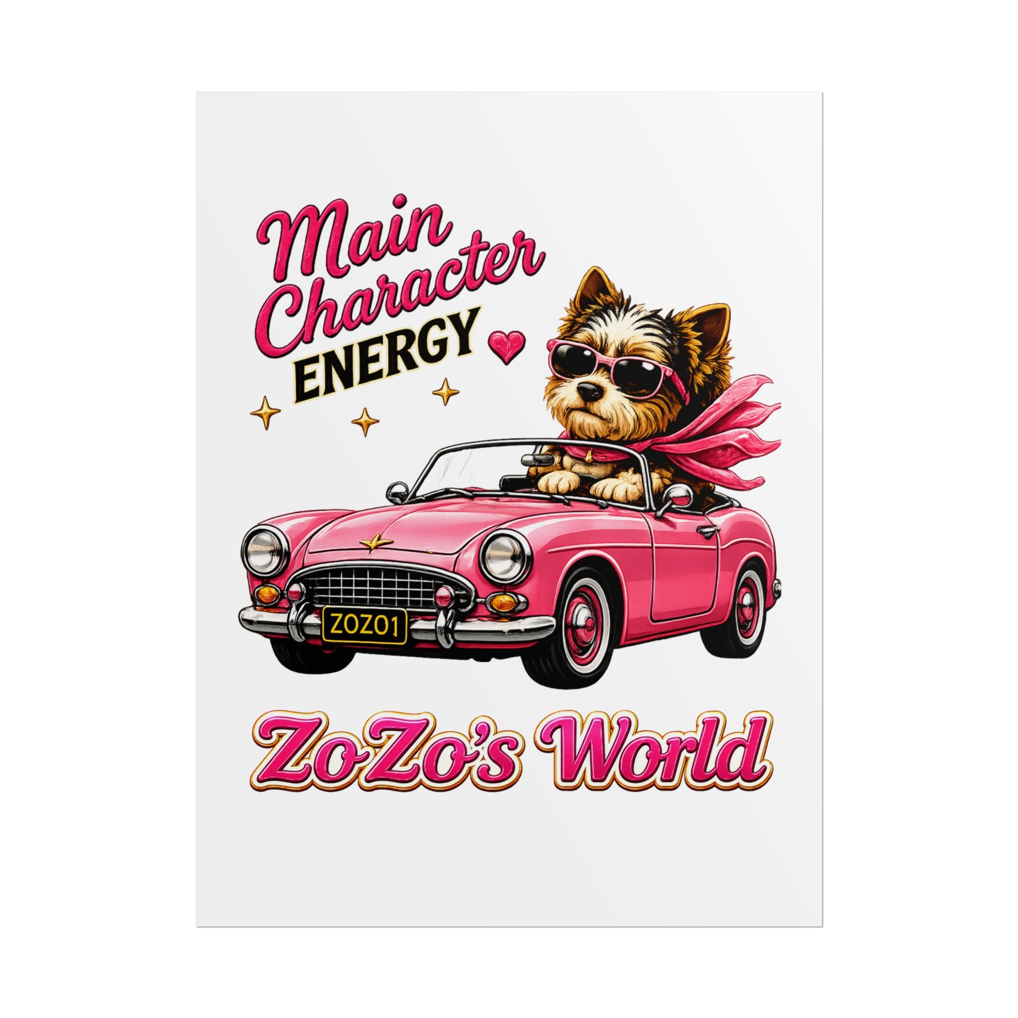 ZoZo’s World “Main Character Energy” Poster
