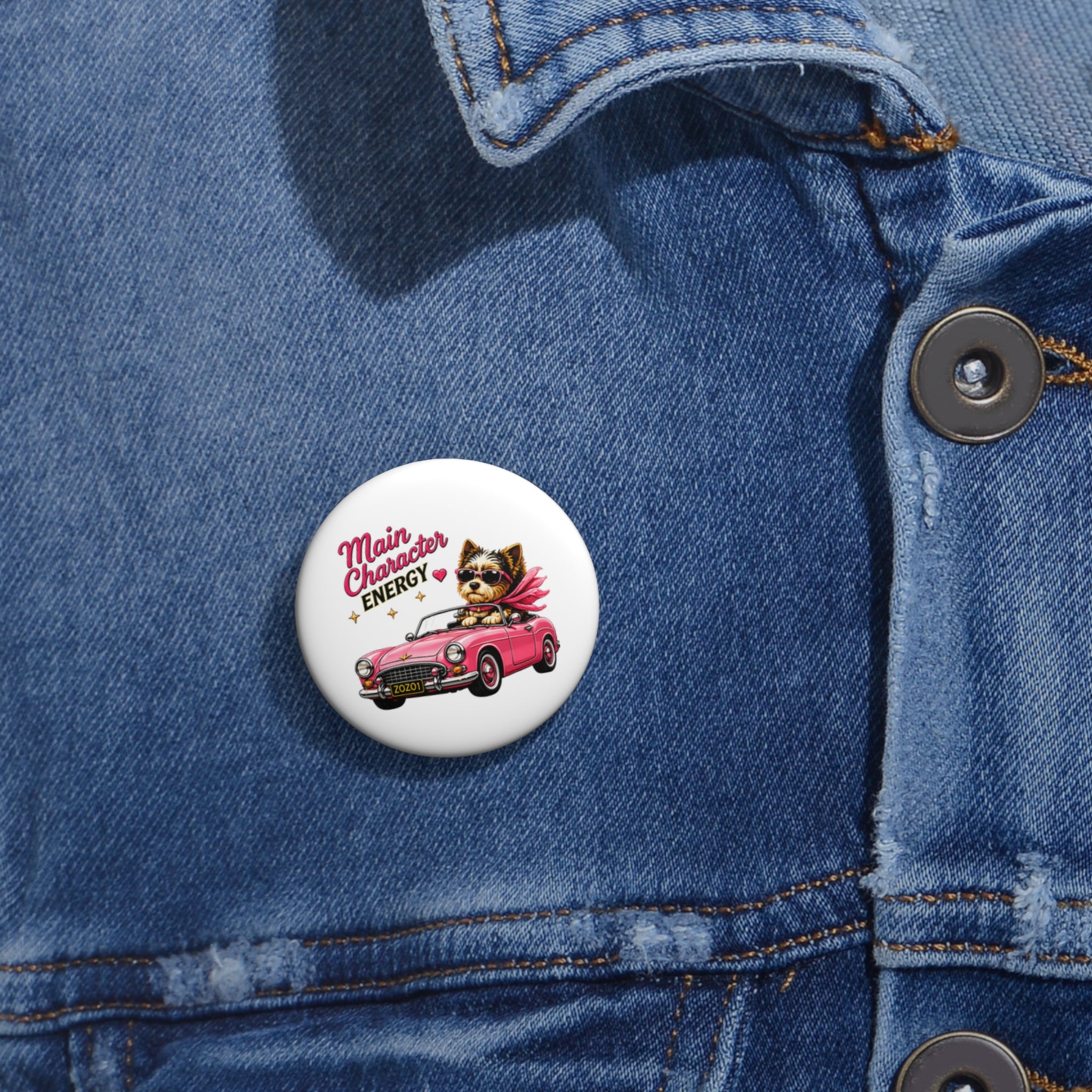 ZoZo’s World “Main Character Energy” Pin Button
