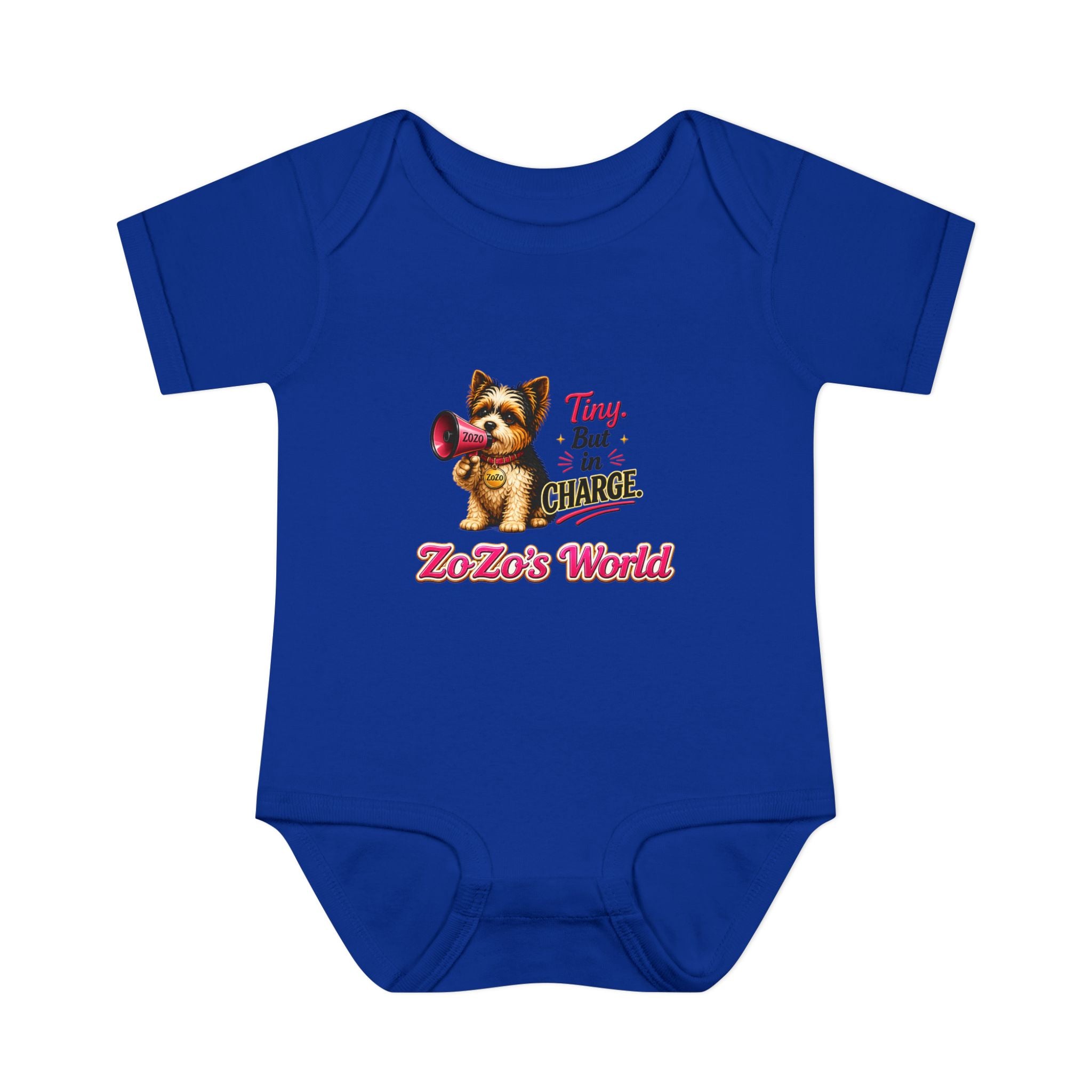 ZoZo’s World “Tiny But in Charge” Baby Bodysuit