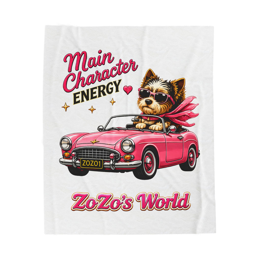 ZoZo’s World “Main Character Energy” Plush Blanket