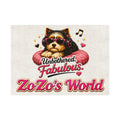 ZoZo’s World “Unbothered. Fabulous.” Rug