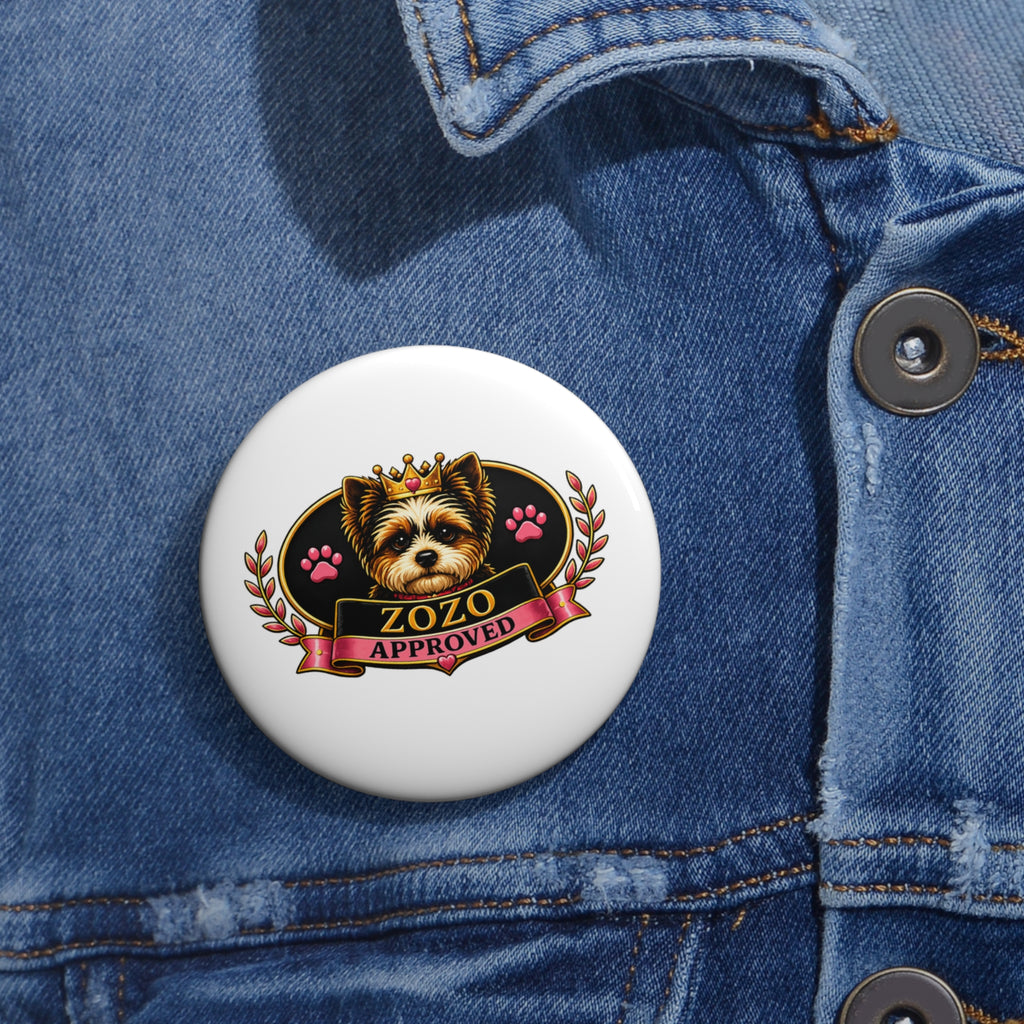 ZoZo’s World “ZoZo Approved” Pin Button
