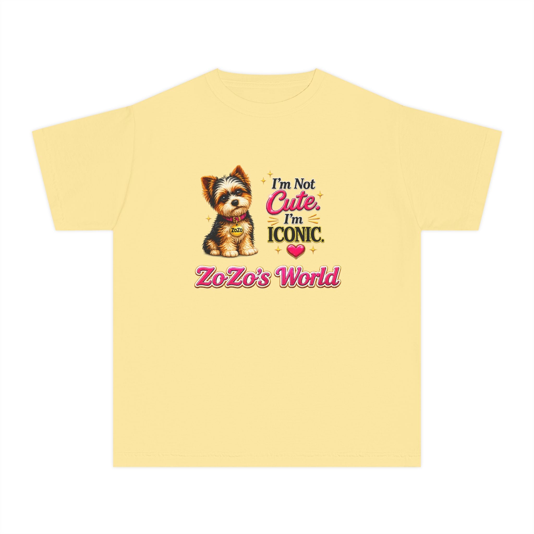 ZoZo’s World “I’m Not Cute. I’m Iconic.” T-Shirt