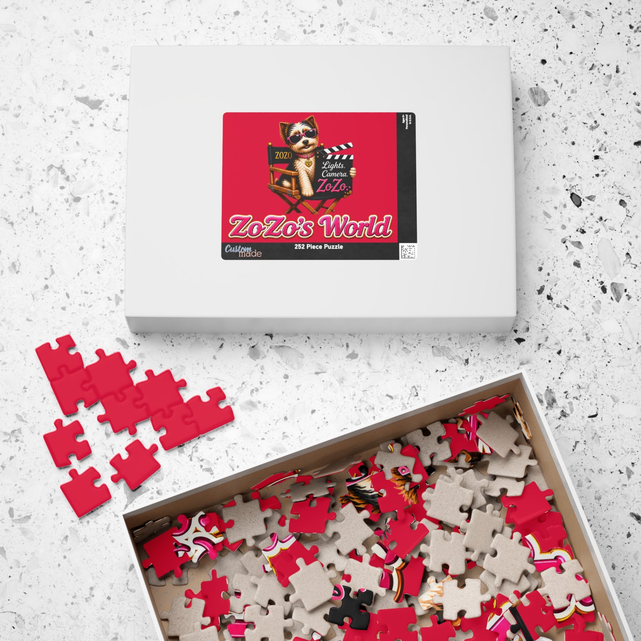 ZoZo’s World “Lights. Camera. ZoZo.” Puzzle (Pink)