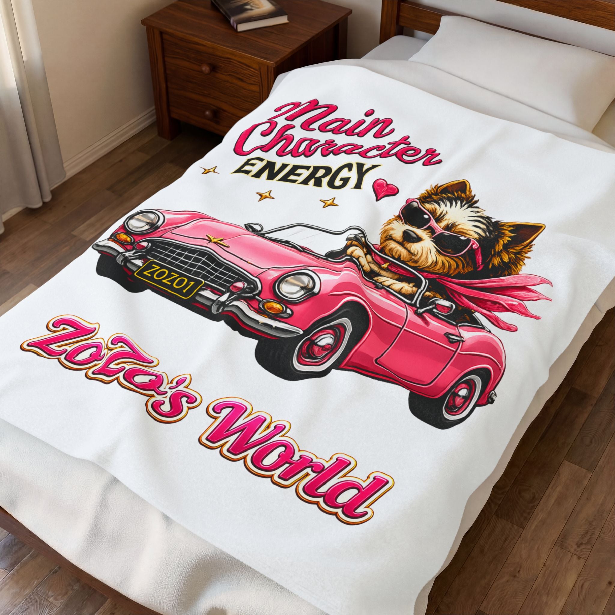 ZoZo’s World “Main Character Energy” Plush Blanket