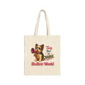 ZoZo’s World "Tiny But In Charge" Cotton Canvas Tote Bag