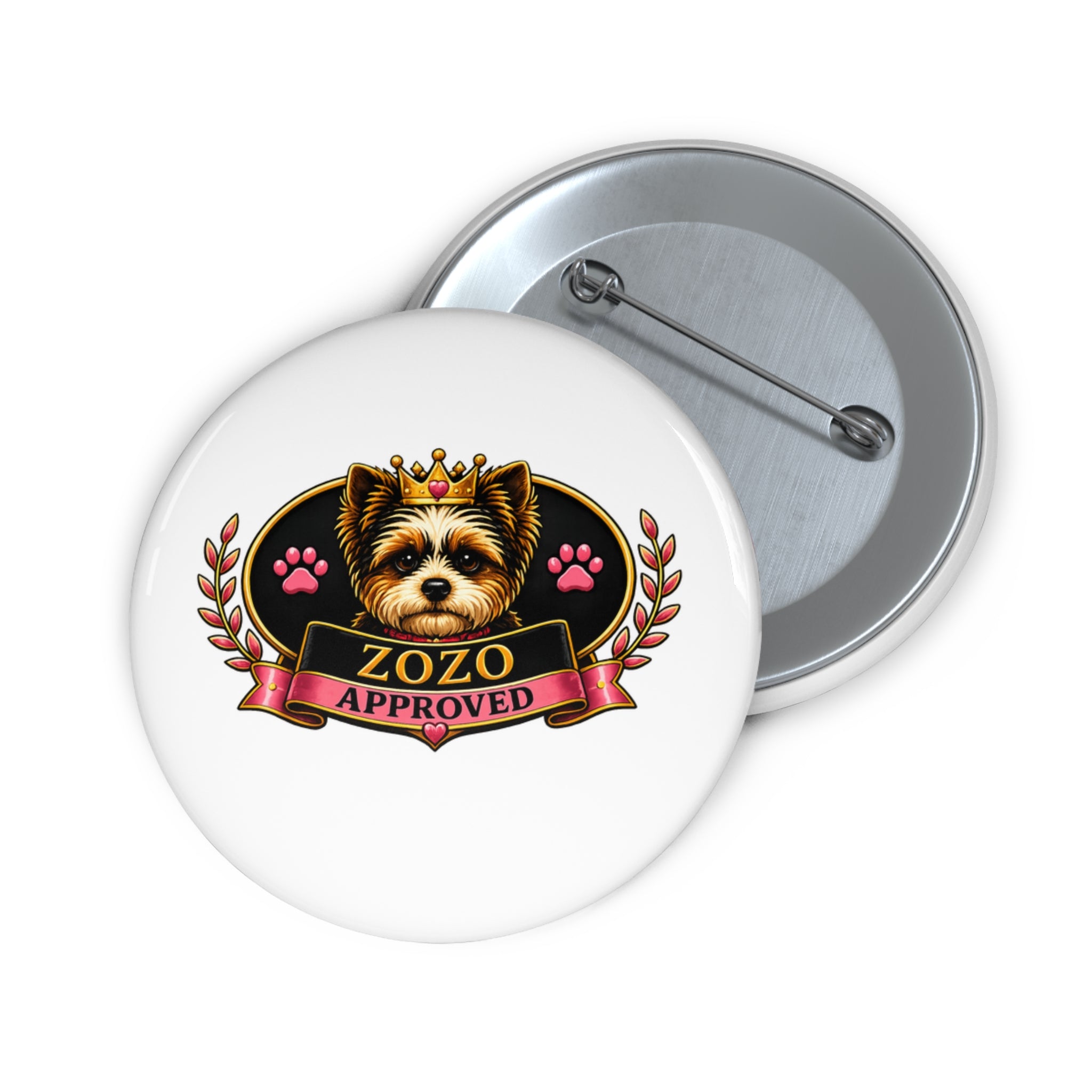 ZoZo’s World “ZoZo Approved” Pin Button