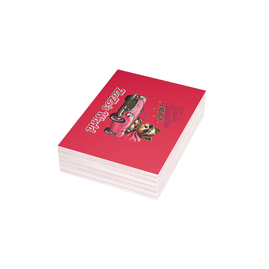 ZoZo’s World “Main Character Energy” Postcards (envelopes included)