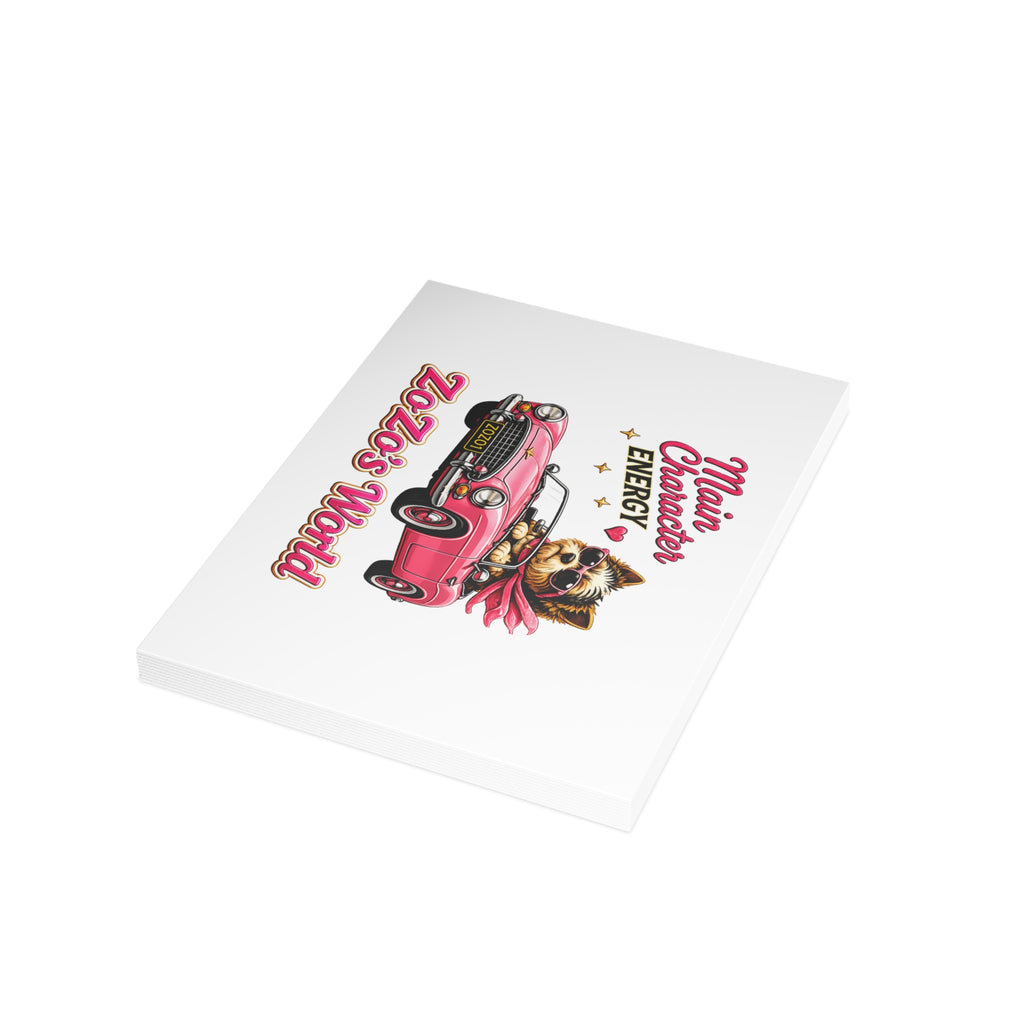 ZoZo’s World “Main Character Energy” Postcards (envelopes included)