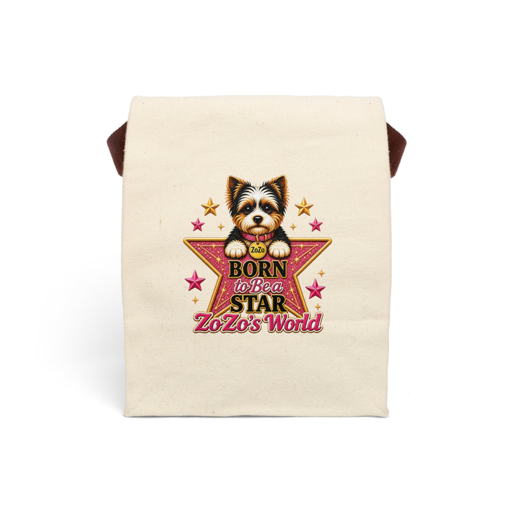 ZoZo’s World “Born to Be a Star” Canvas Lunch Bag