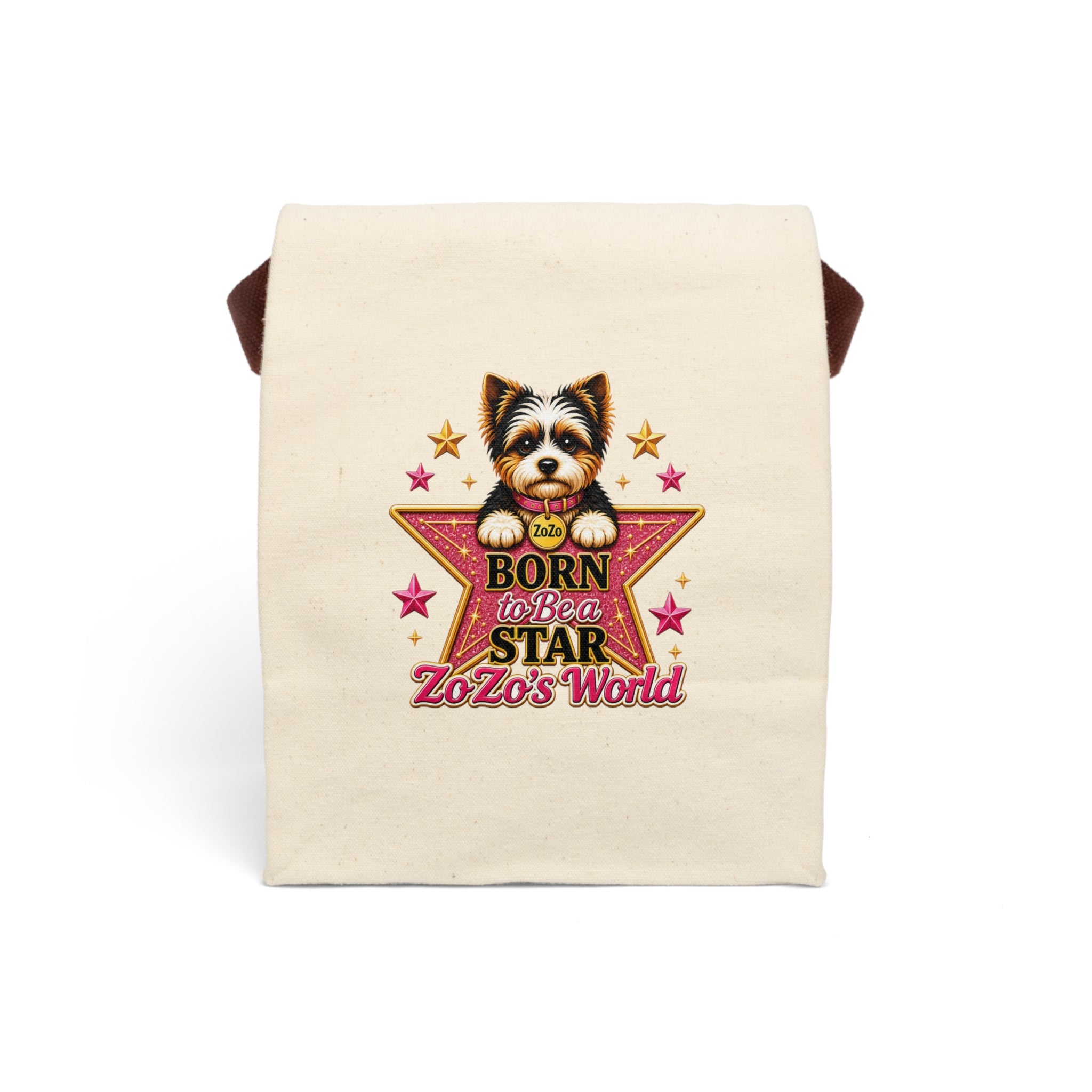 ZoZo’s World “Born to Be a Star” Canvas Lunch Bag