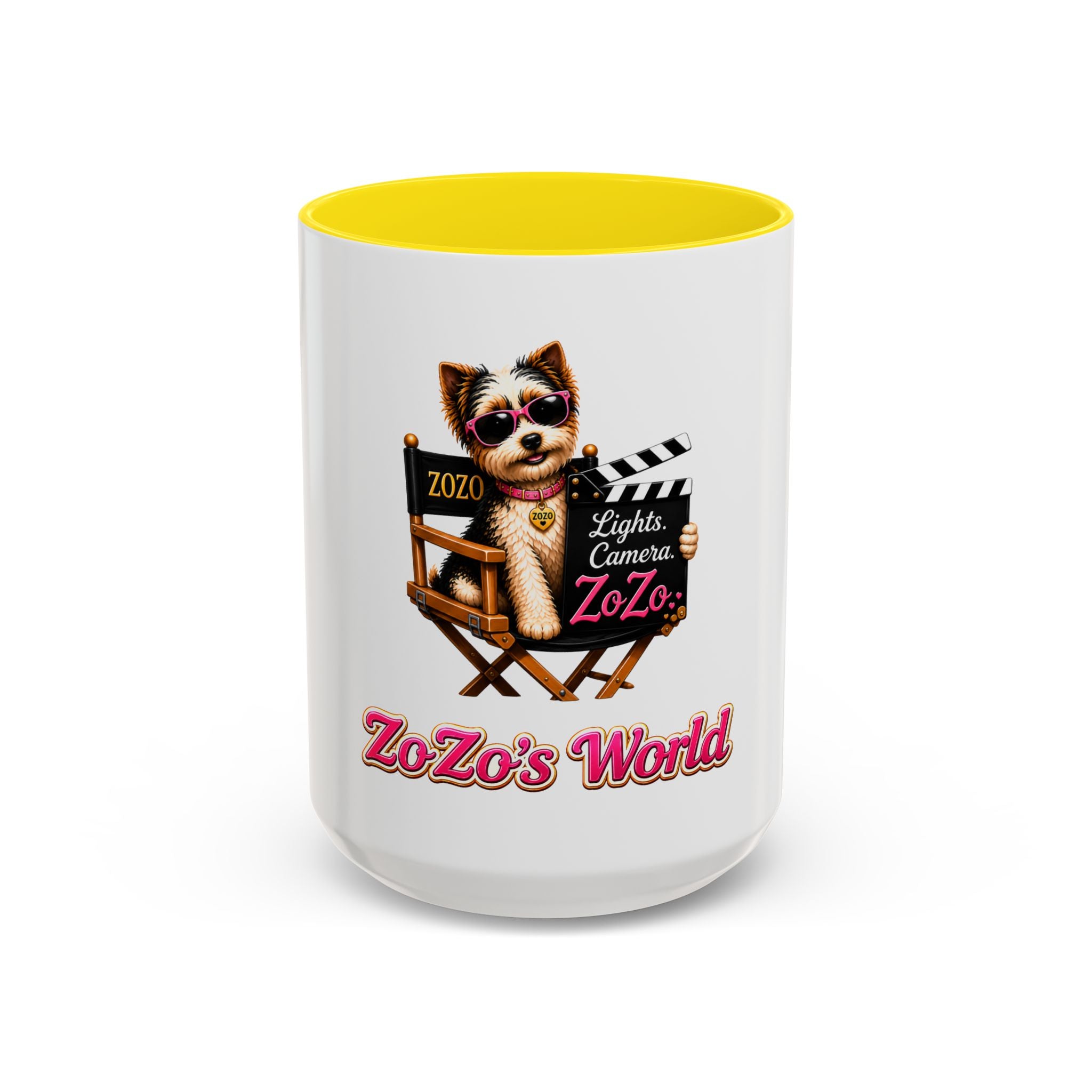 ZoZo’s World “Lights. Camera. ZoZo.” Ceramic Mug