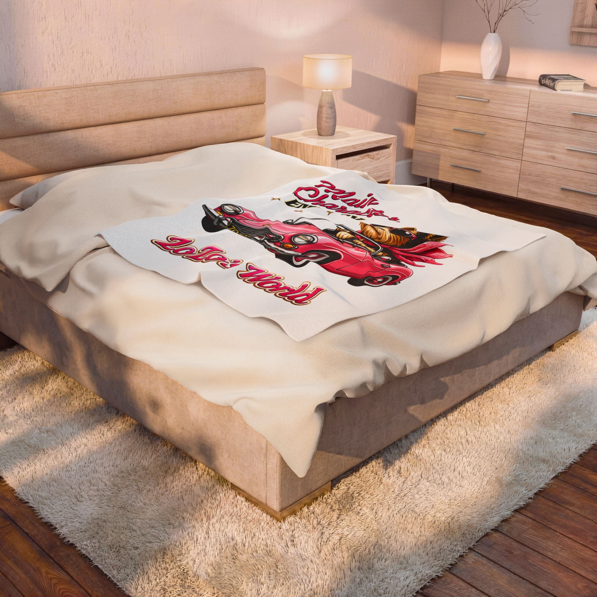ZoZo’s World “Main Character Energy” Plush Blanket
