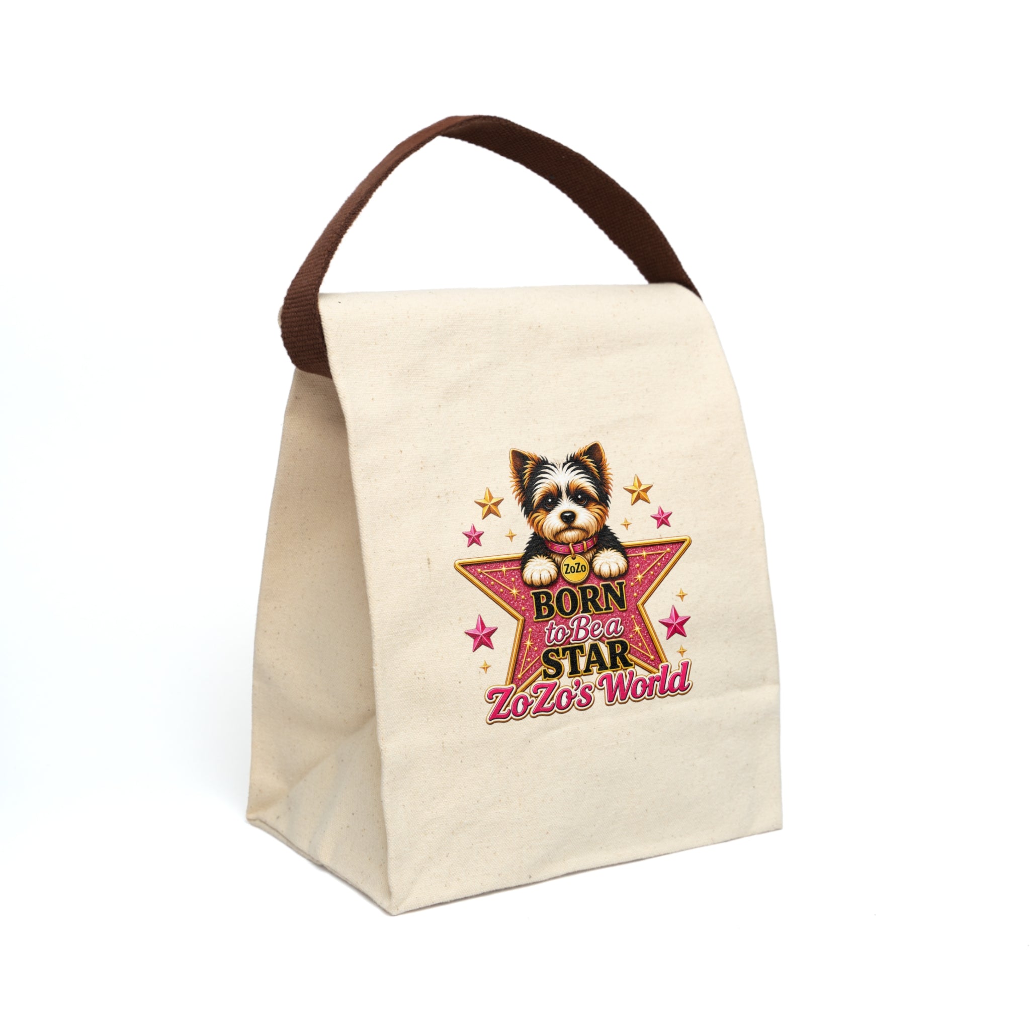 ZoZo’s World “Born to Be a Star” Canvas Lunch Bag