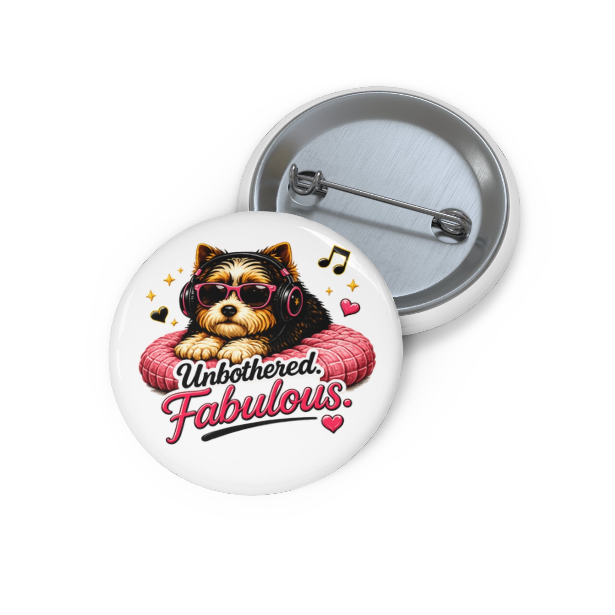 ZoZo’s World “Unbothered. Fabulous.” Pin Button