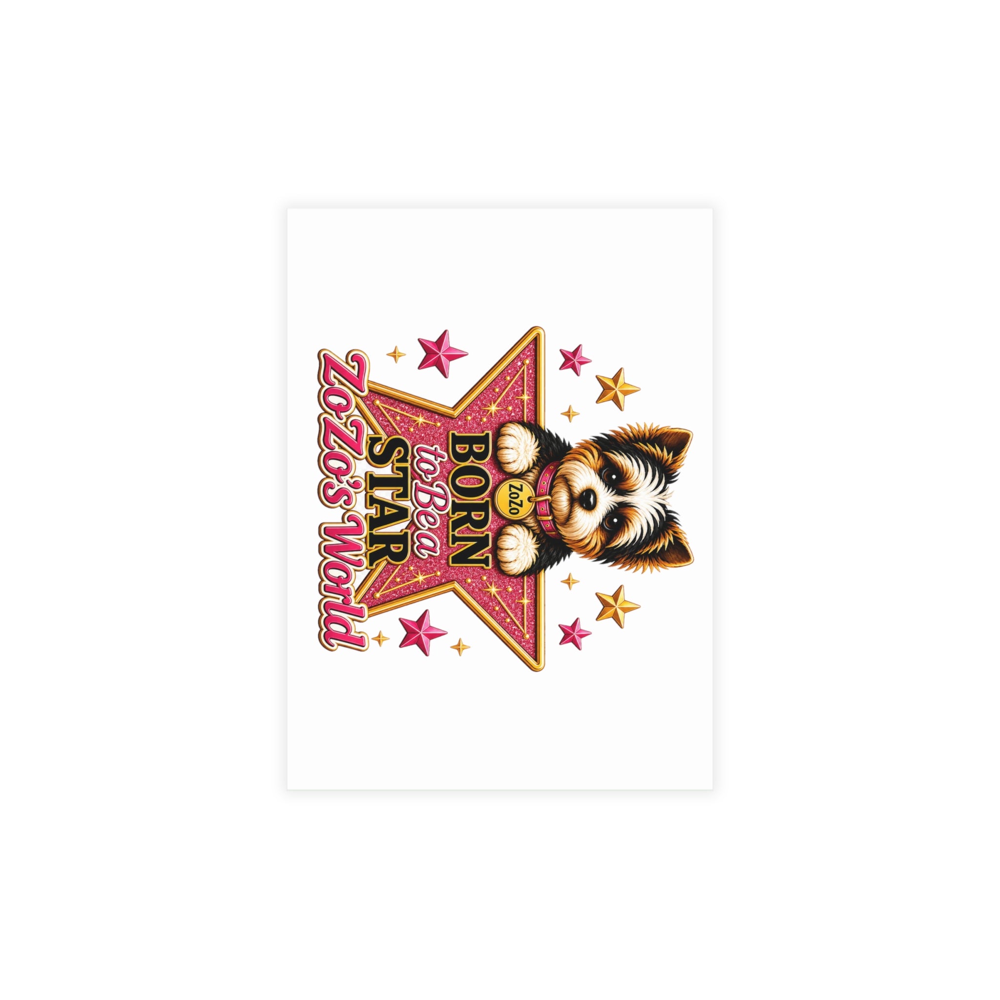 ZoZo’s World “Born to Be a Star” Postcards (envelopes included)