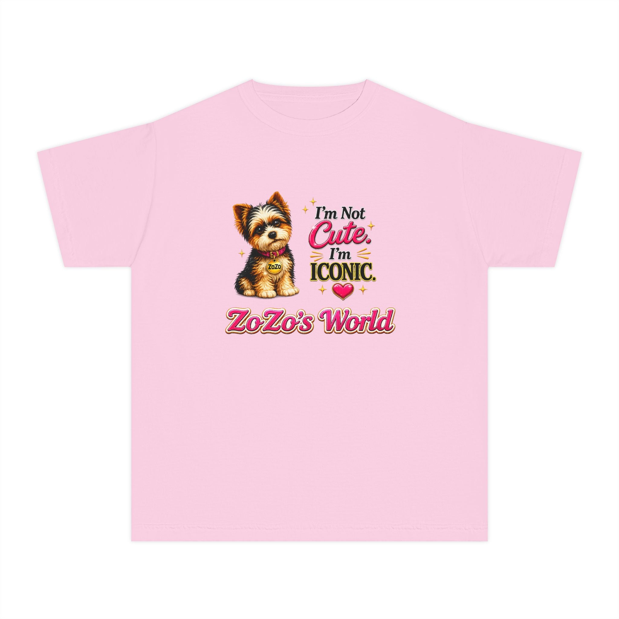 ZoZo’s World “I’m Not Cute. I’m Iconic.” T-Shirt