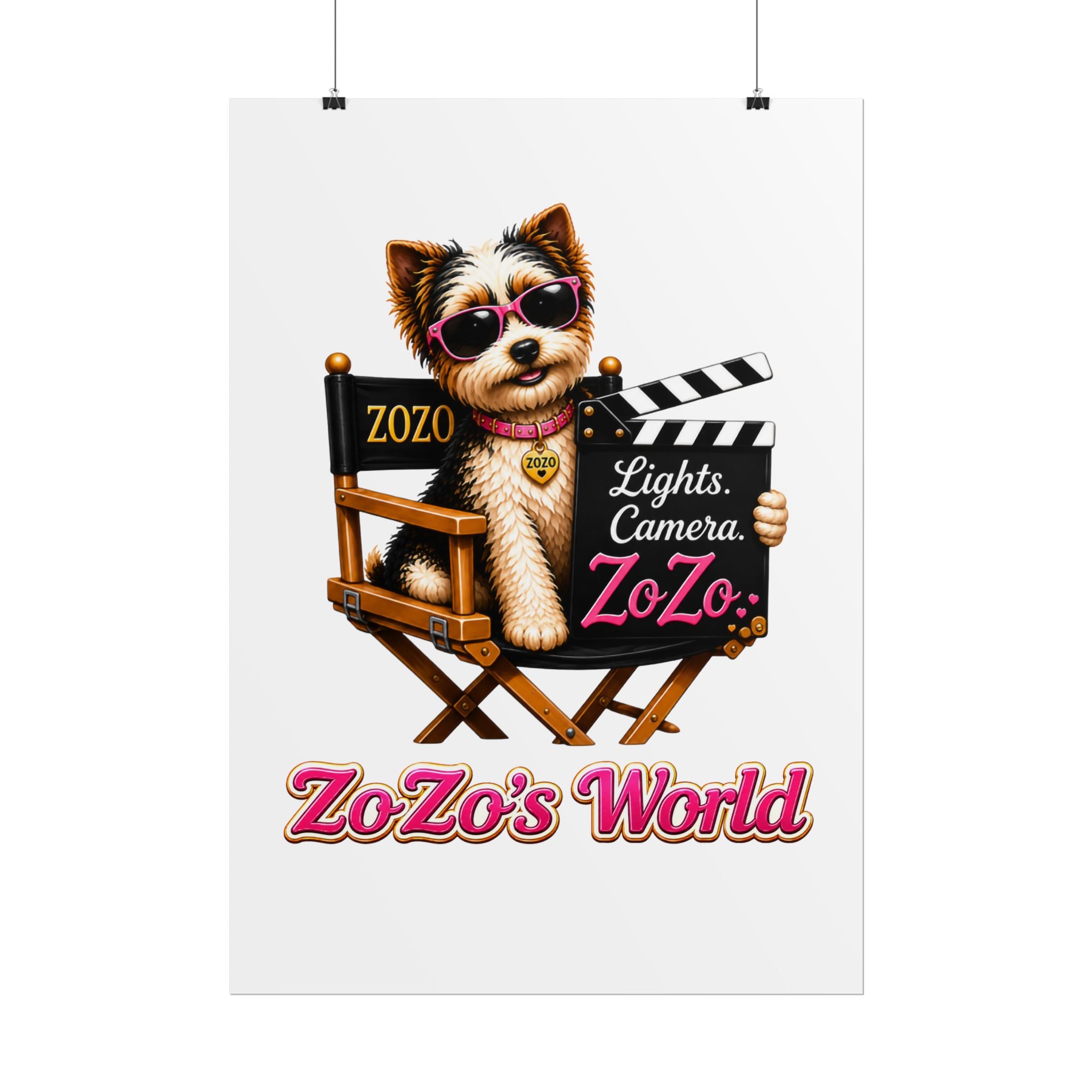 ZoZo’s World “Lights. Camera. ZoZo.” Poster