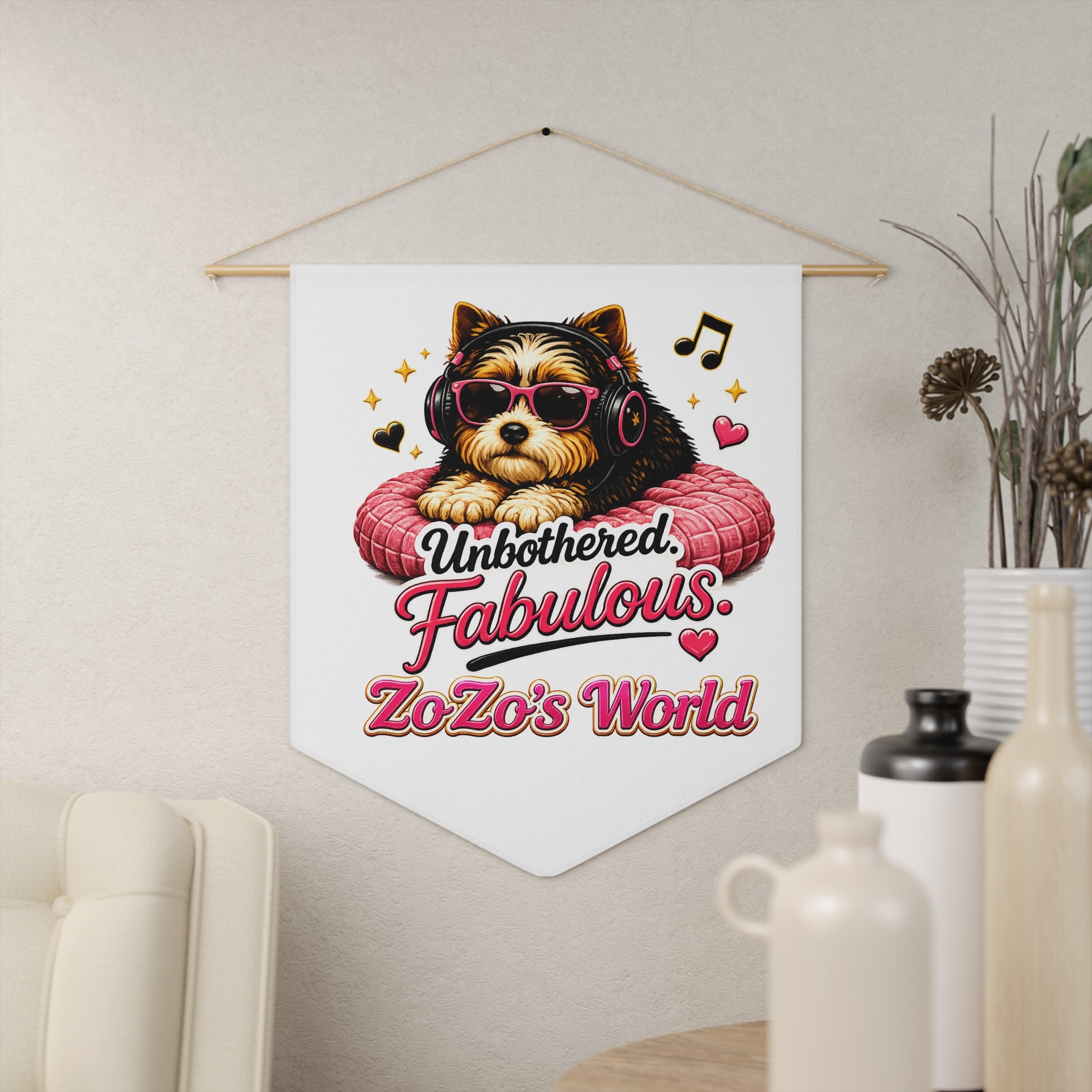 ZoZo’s World “Unbothered. Fabulous.” Pennant