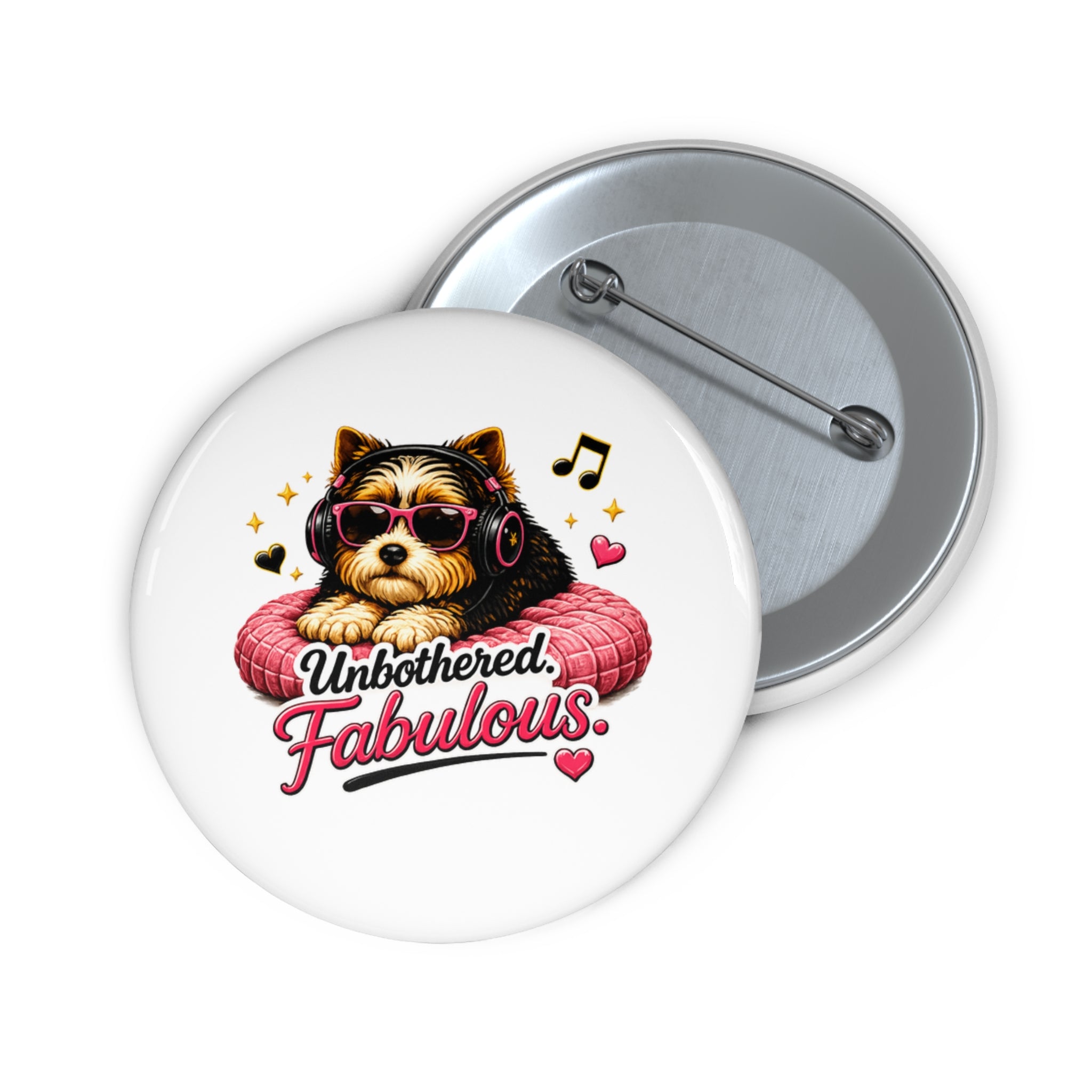 ZoZo’s World “Unbothered. Fabulous.” Pin Button