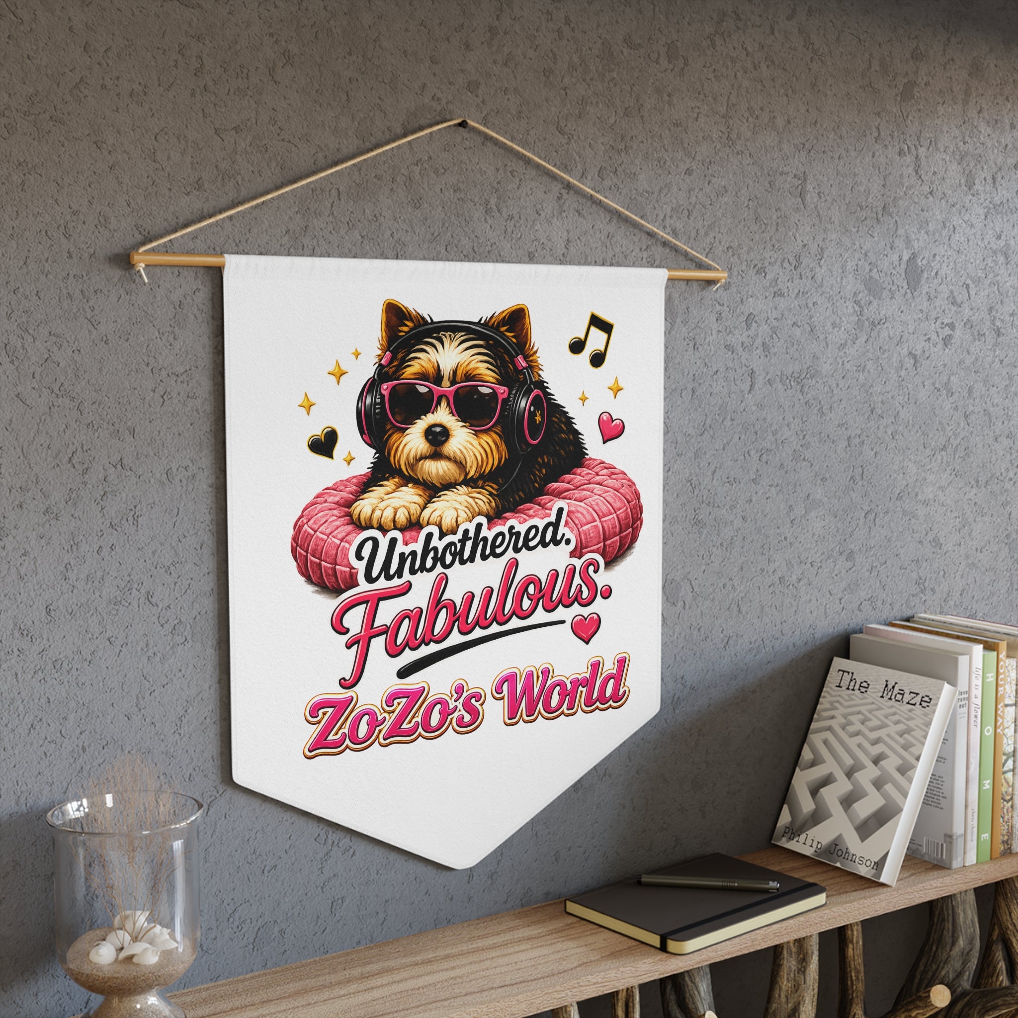 ZoZo’s World “Unbothered. Fabulous.” Pennant