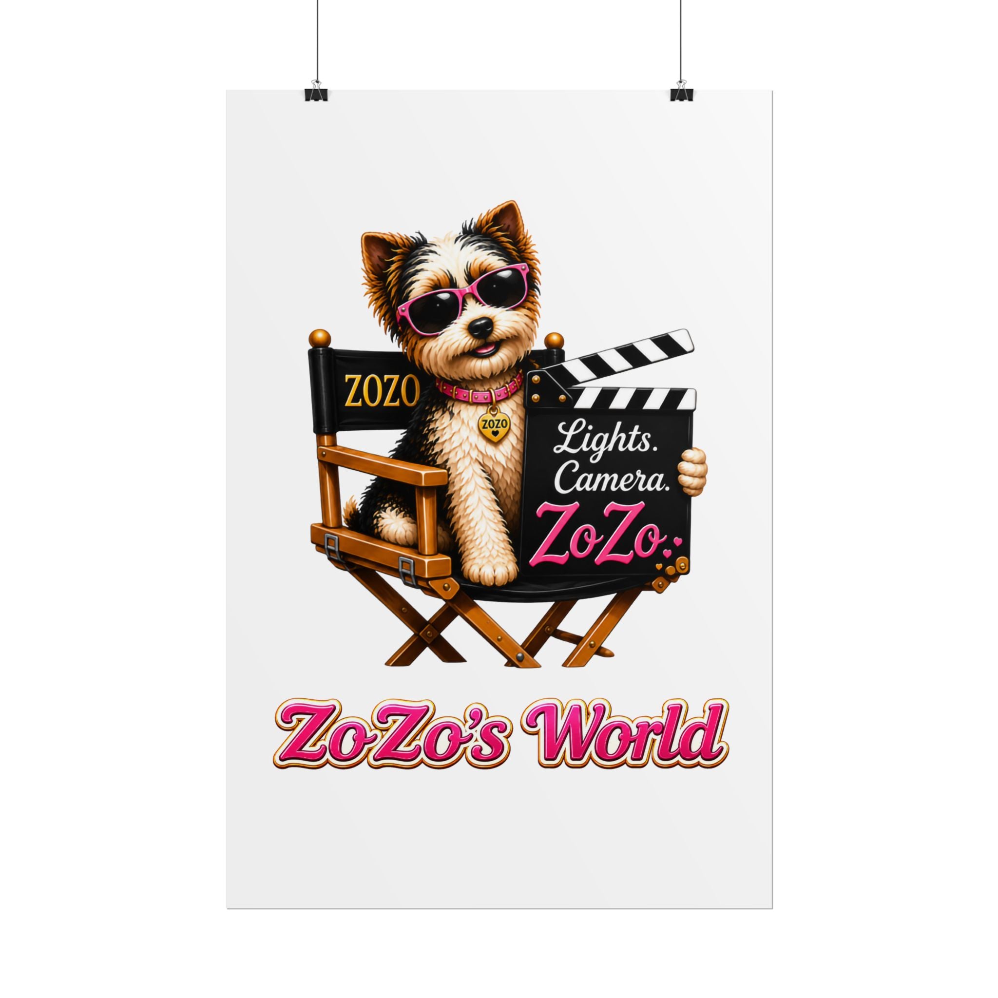ZoZo’s World “Lights. Camera. ZoZo.” Poster