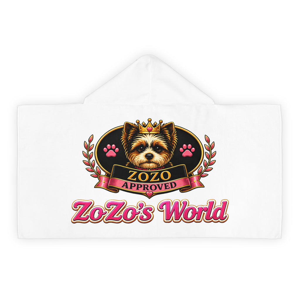 ZoZo’s World “ZoZo Approved” Hooded Youth Towel