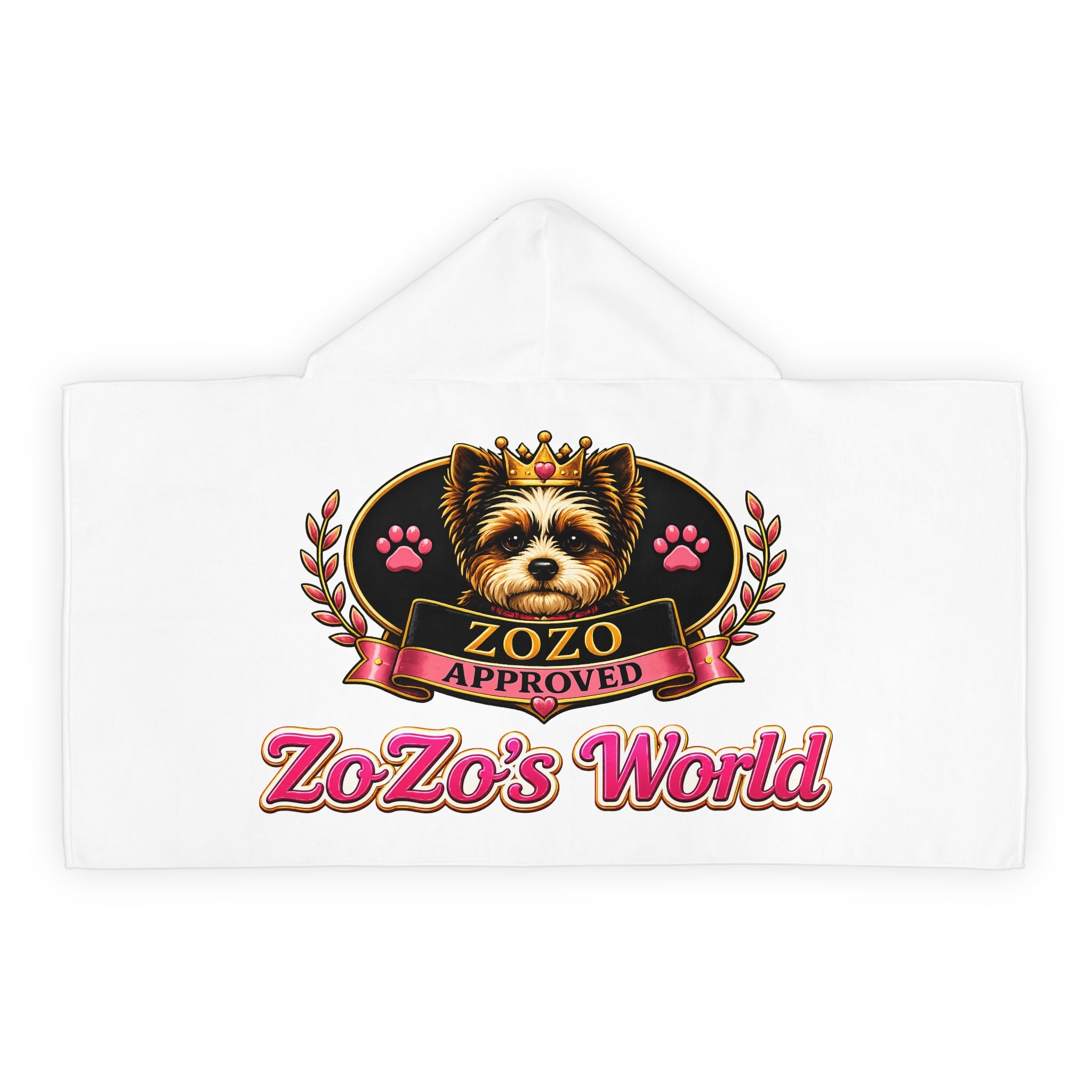 ZoZo’s World “ZoZo Approved” Hooded Youth Towel