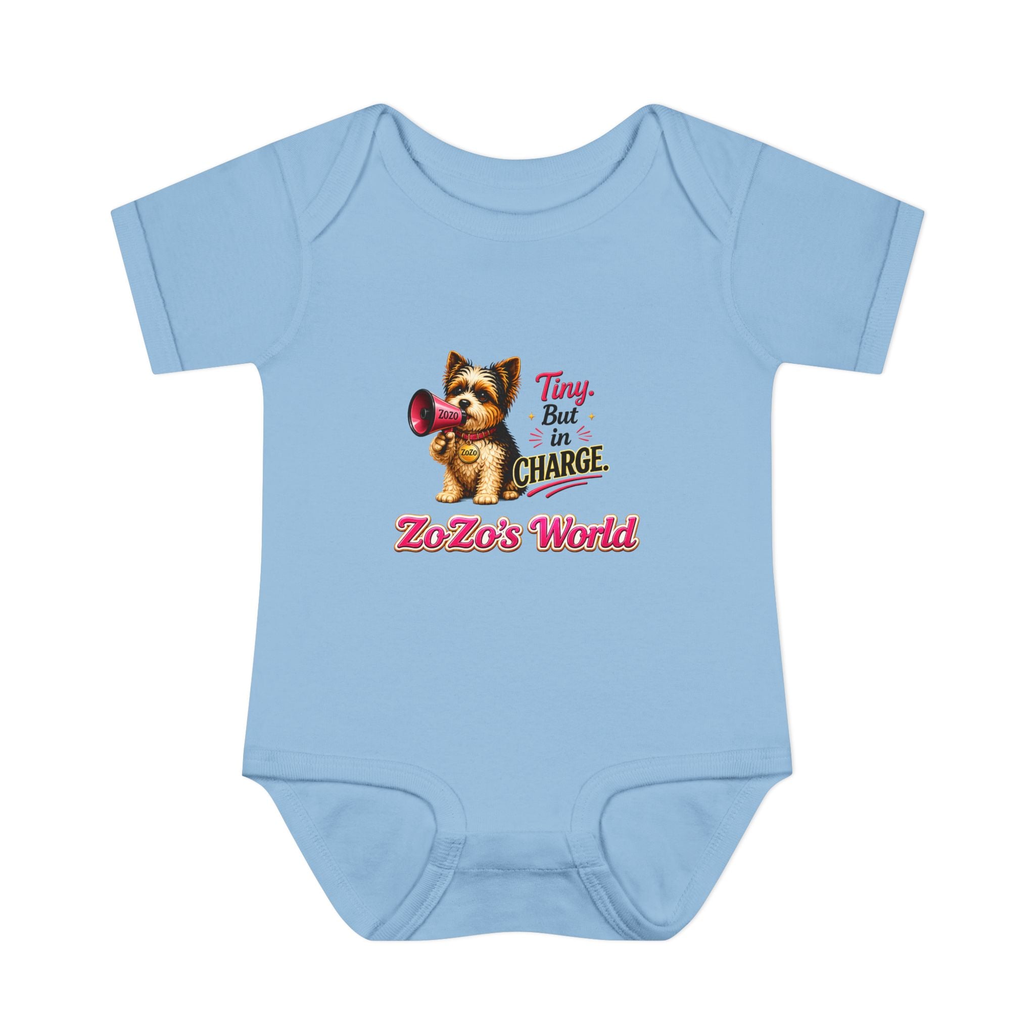 ZoZo’s World “Tiny But in Charge” Baby Bodysuit
