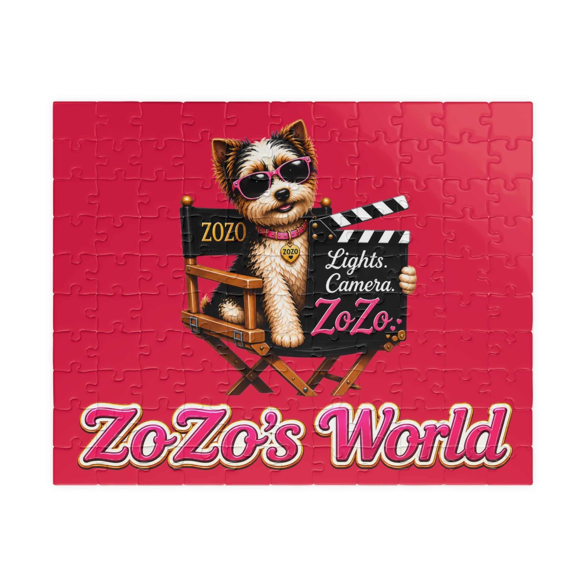 ZoZo’s World “Lights. Camera. ZoZo.” Puzzle (Pink)