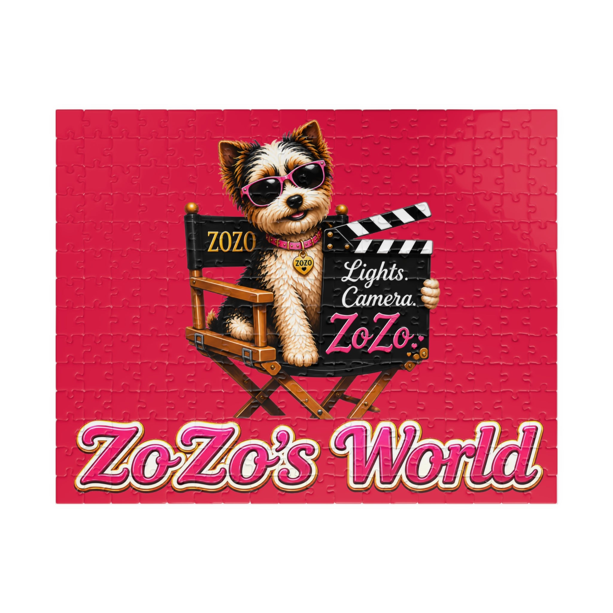 ZoZo’s World “Lights. Camera. ZoZo.” Puzzle (Pink)