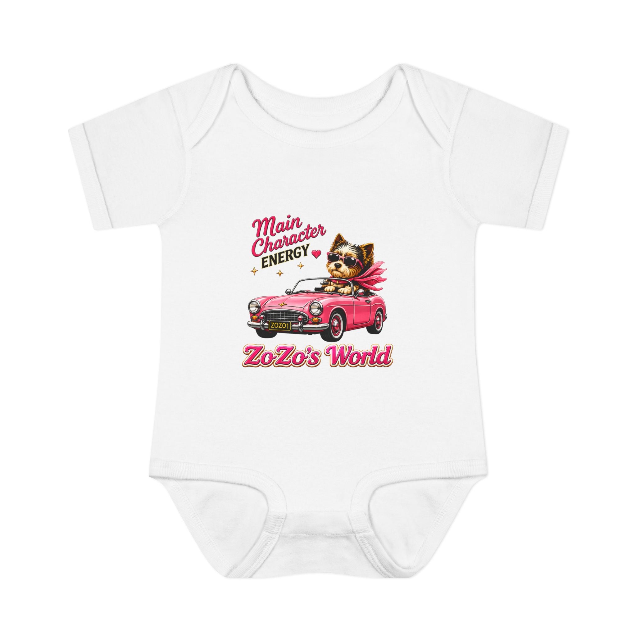 ZoZo’s World “Main Character Energy” Baby Bodysuit
