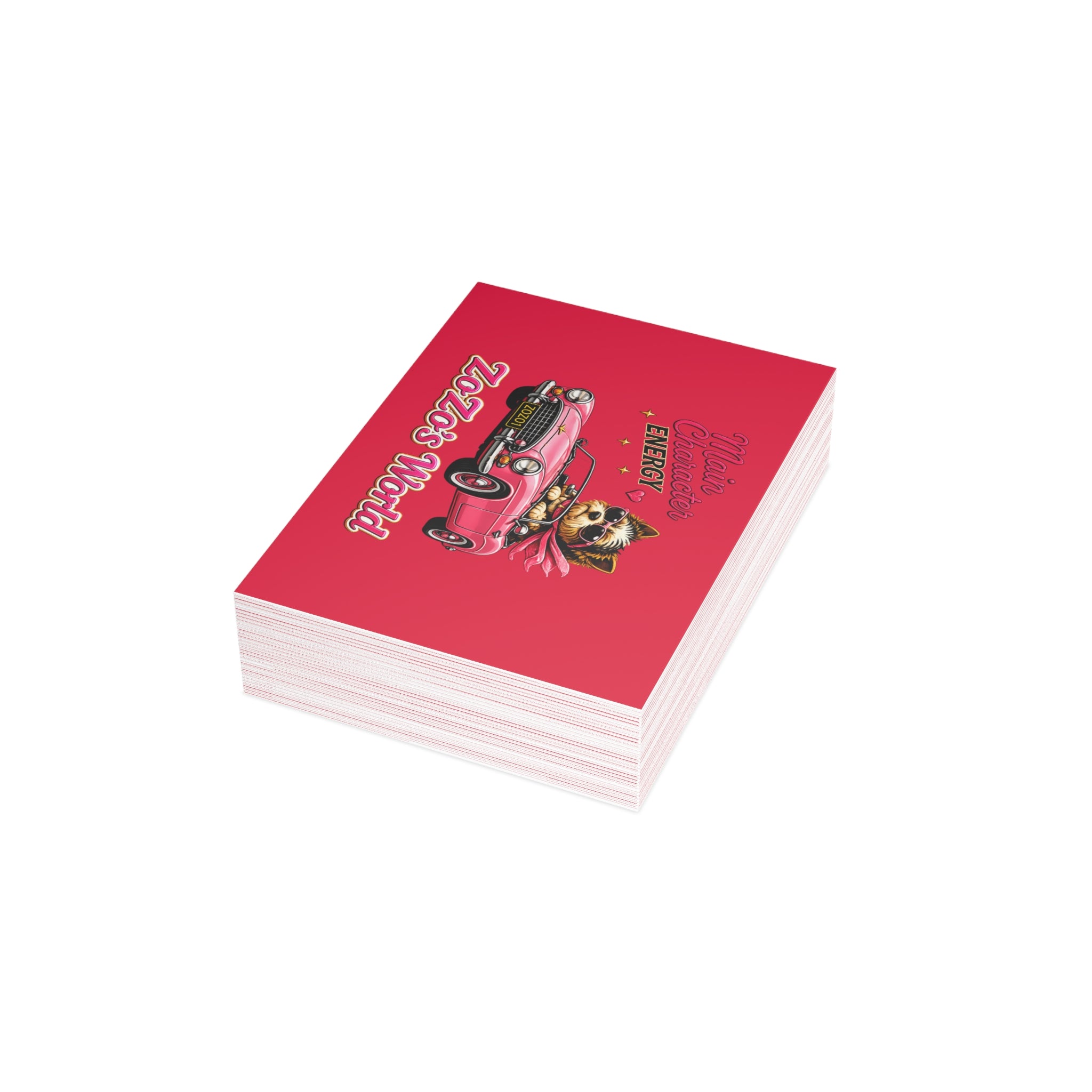 ZoZo’s World “Main Character Energy” Postcards (envelopes included)