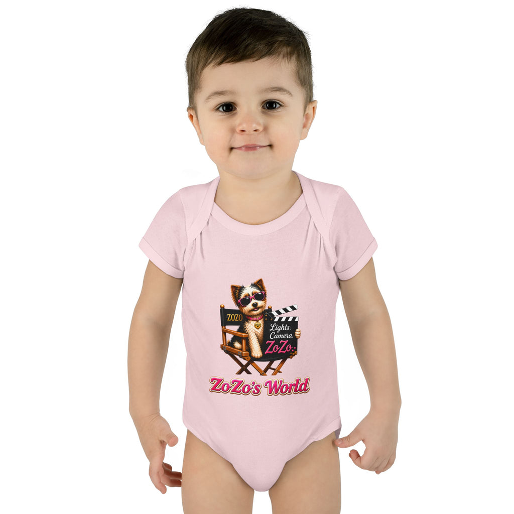 ZoZo’s World “Lights. Camera. ZoZo.” Baby Bodysuit