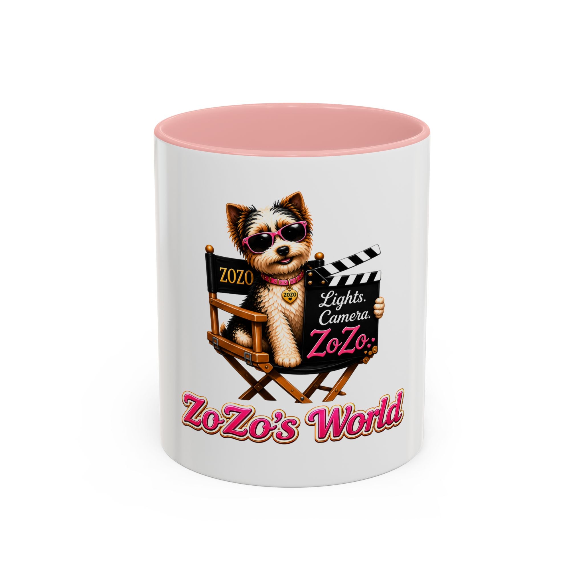 ZoZo’s World “Lights. Camera. ZoZo.” Ceramic Mug