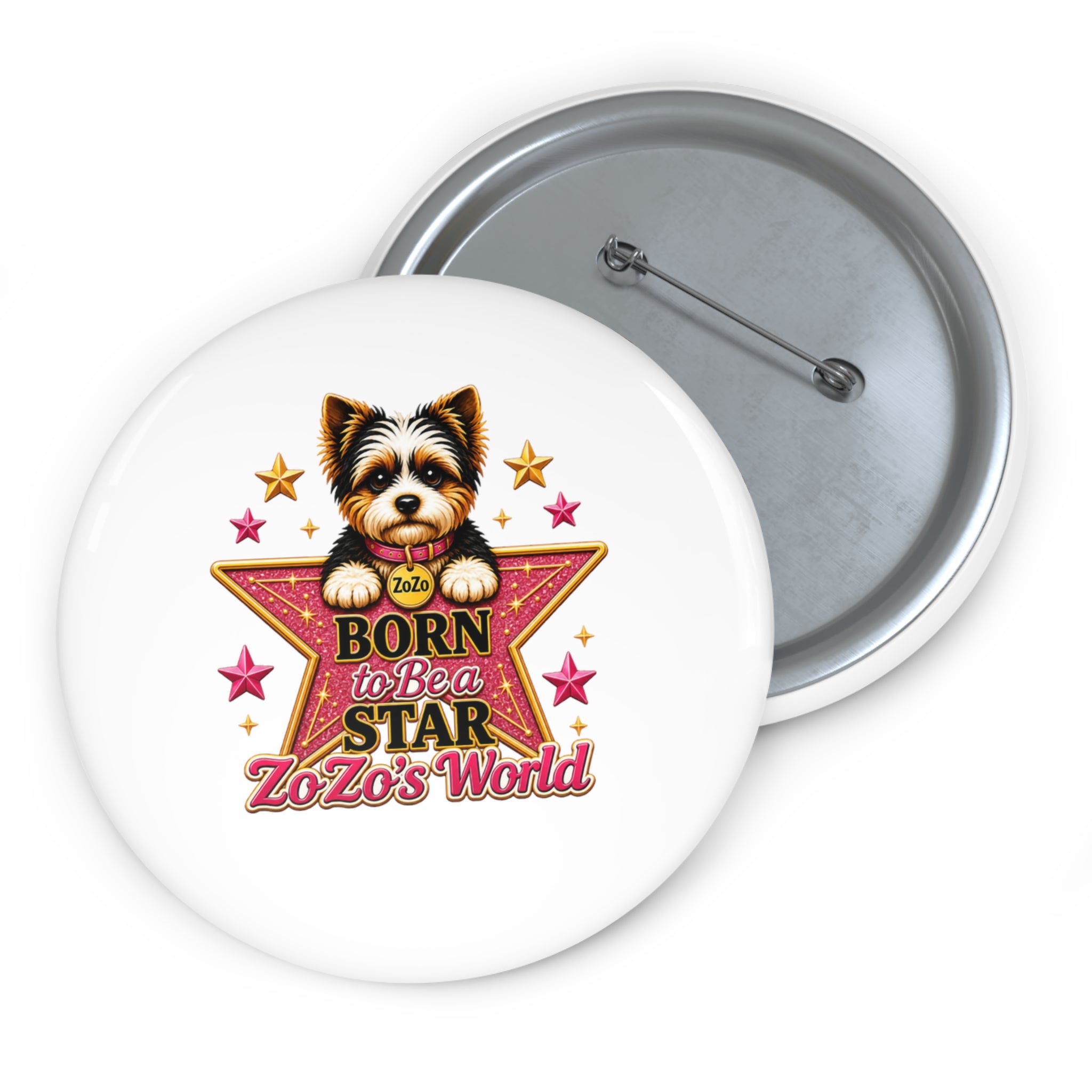 ZoZo’s World “Born to Be a Star” Pin Button