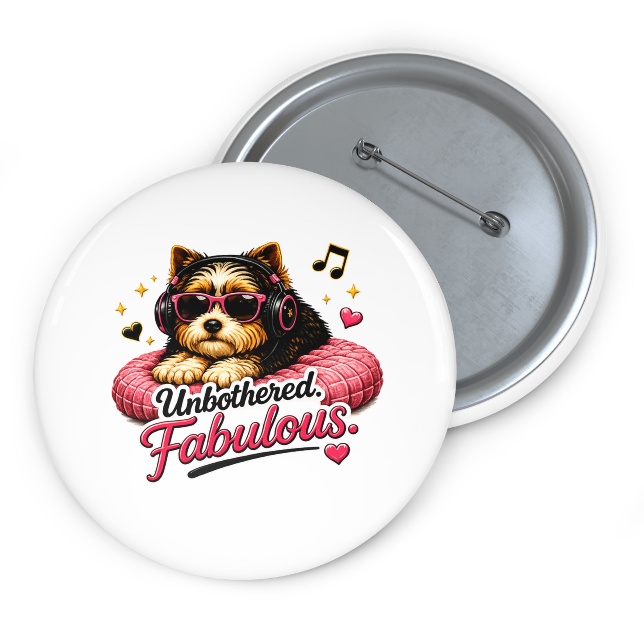 ZoZo’s World “Unbothered. Fabulous.” Pin Button