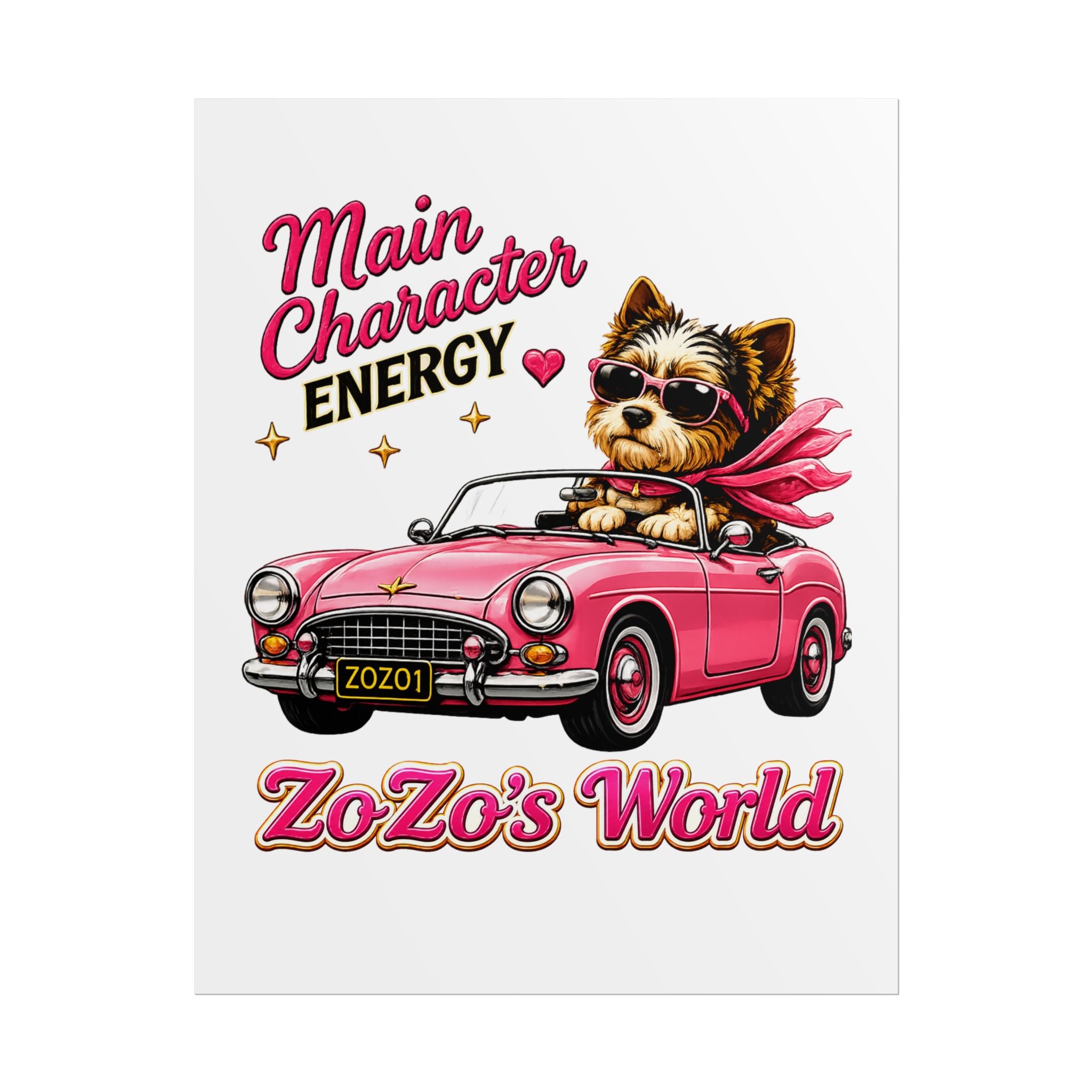 ZoZo’s World “Main Character Energy” Poster