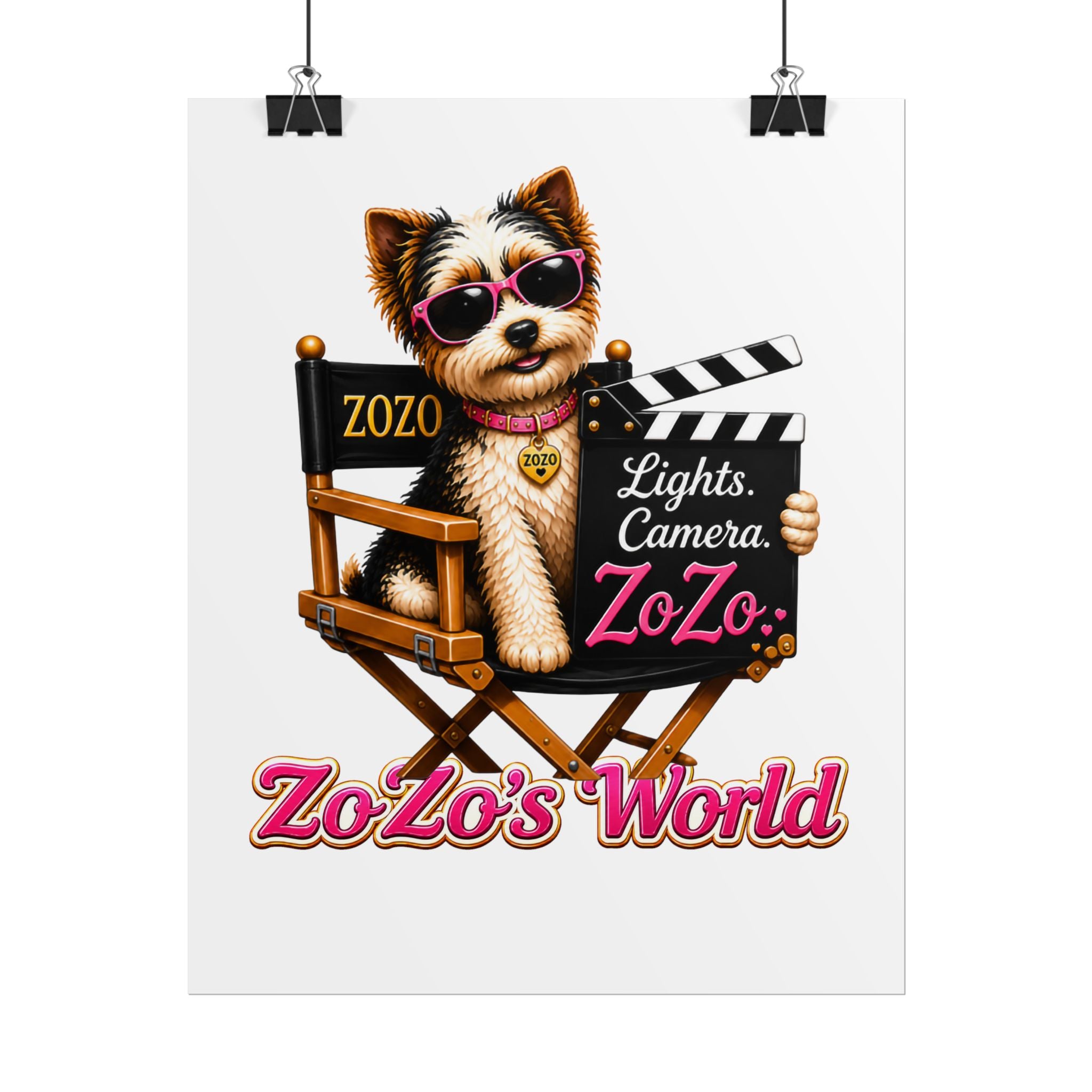 ZoZo’s World “Lights. Camera. ZoZo.” Poster