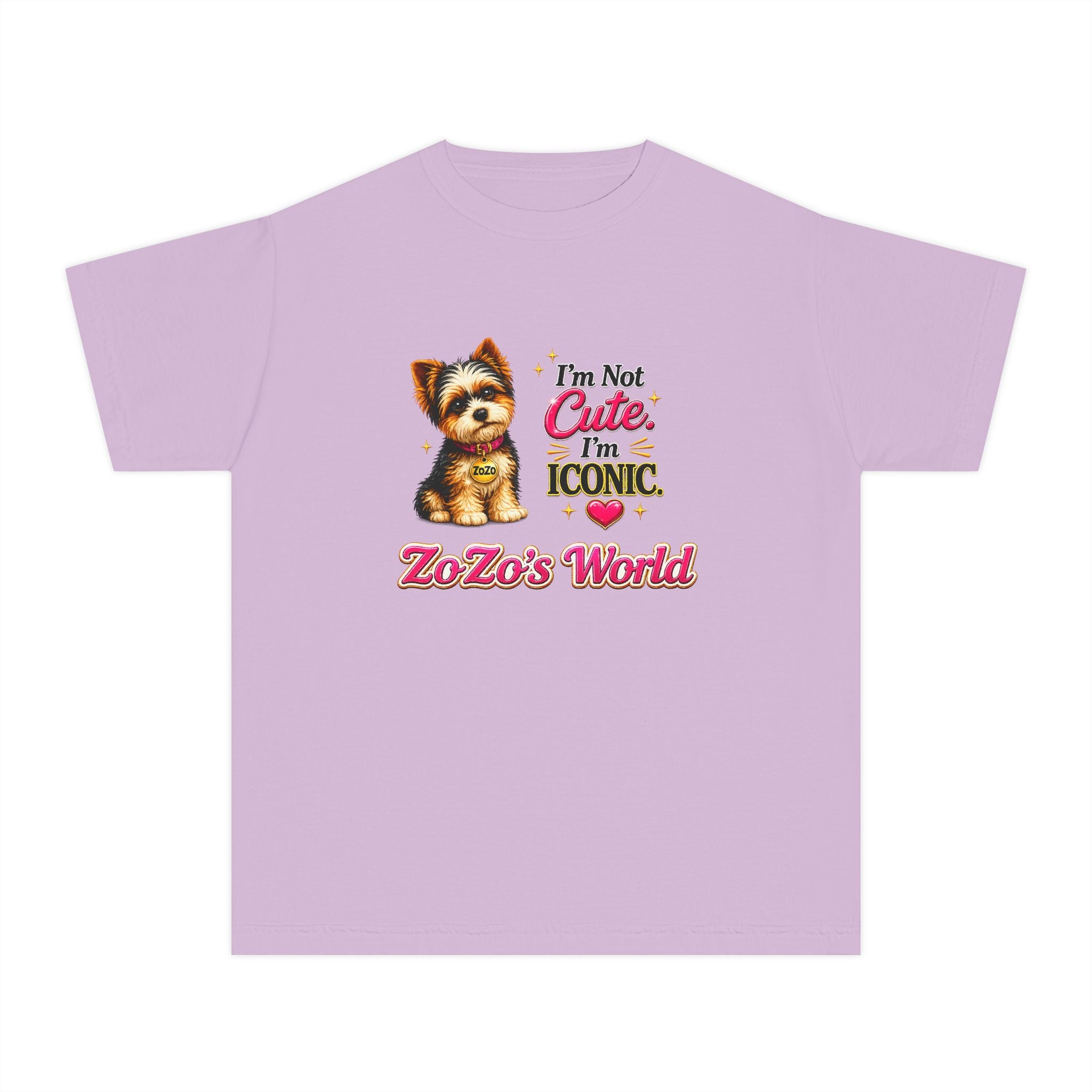 ZoZo’s World “I’m Not Cute. I’m Iconic.” T-Shirt