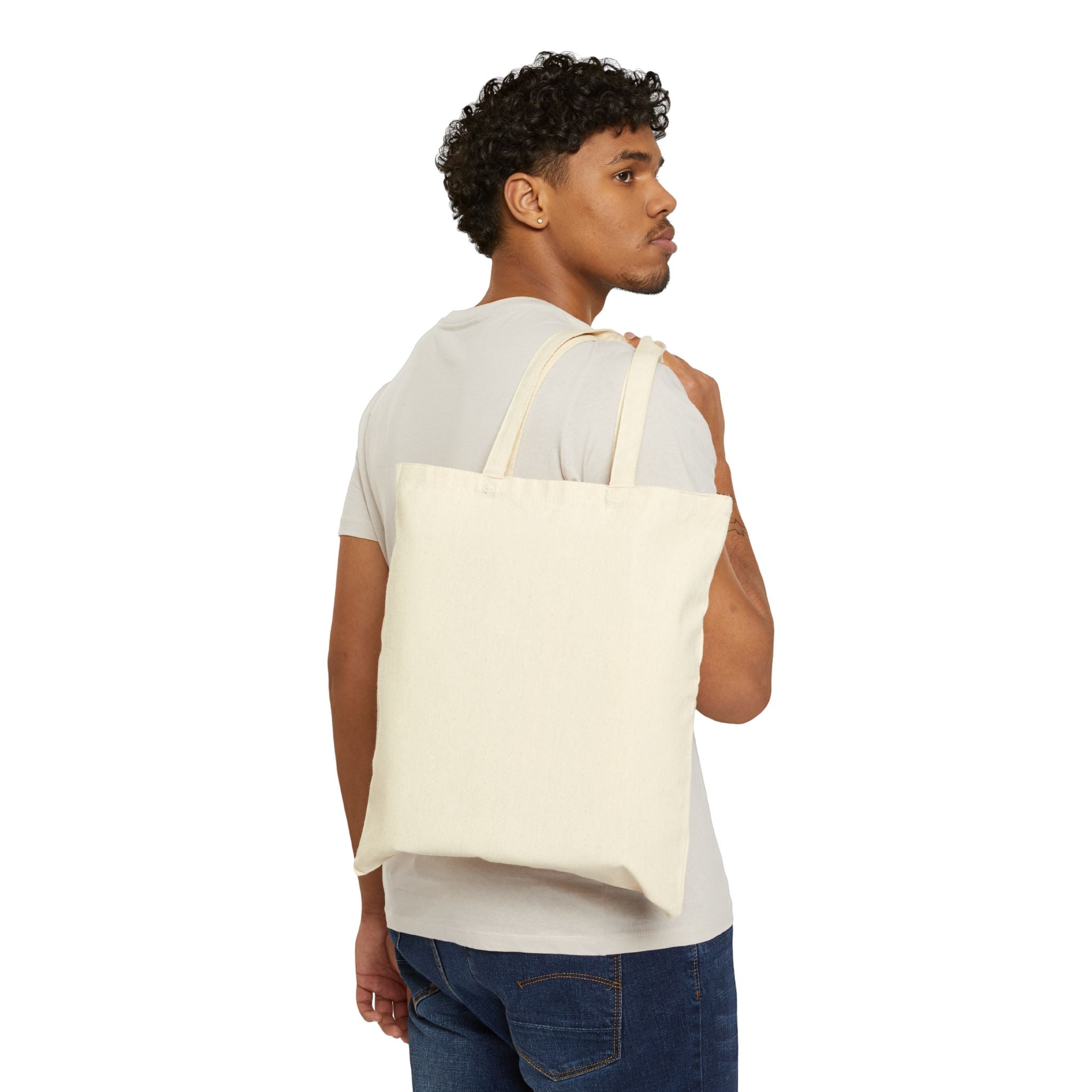 ZoZo’s World "Tiny But In Charge" Cotton Canvas Tote Bag
