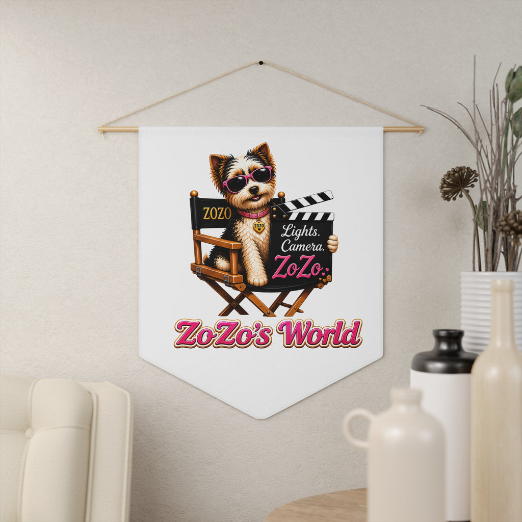 ZoZo’s World “Lights. Camera. ZoZo.” Pennant